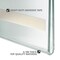Azar Displays Clear Acrylic 8.5'' x 11'' Adhesive U-Frame, 2PK 122021-GS-2PK - alternate 3